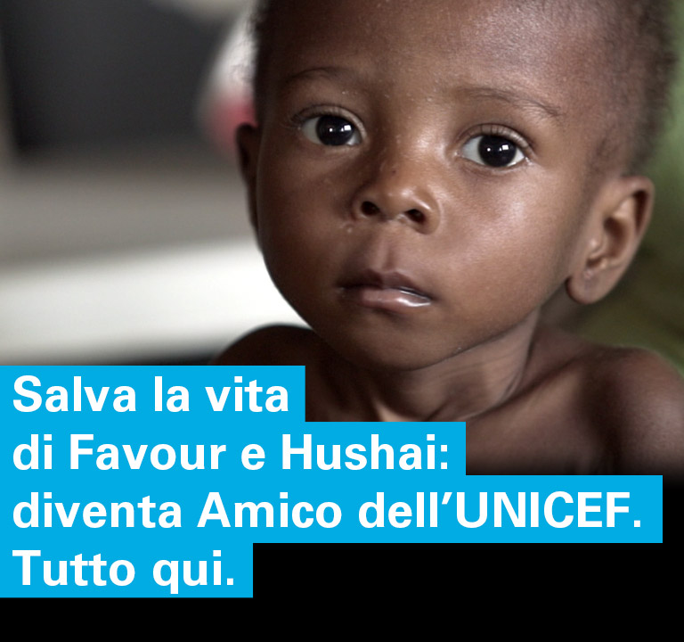 Malnutrizione Bambini: Fai La Differenza, Diventa Amico Dell'UNICEF